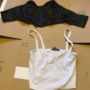 Forever 21 Black and White Women Tops (selling together!!)